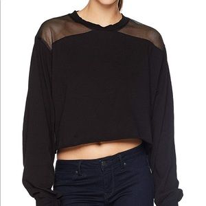 Kendal + Kylie black blouse size XS